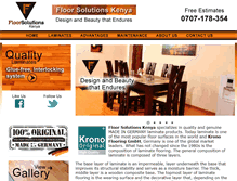 Tablet Screenshot of floorsolutionskenya.com